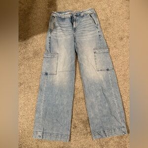 American Eagle Outfitters Light Blue Stretch Jeans